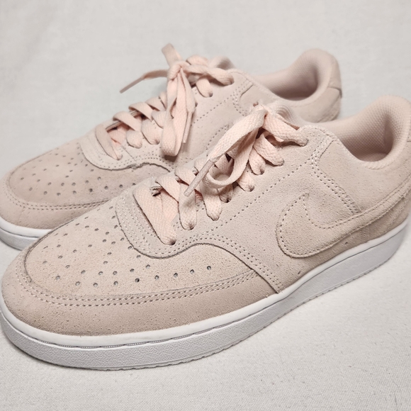 Nike Shoes - Nike Court Vision Low Orange Pearl Pink And White Size 8